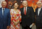 A ministra Maria Elizabeth Elizabeth Rocha, presidente do Supremo Tribunal Militar, recebe o Instituto Presidente João Goulart