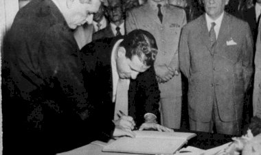 “Não tenho outros compromissos senão com o povo”, disse Jango, em 1953, na posse como ministro do Trabalho