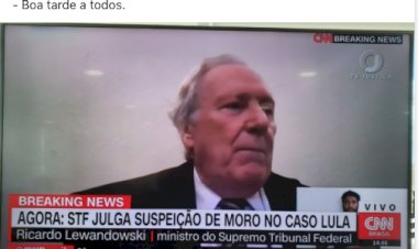 Bolsonaro ironiza julgamento da suspeição de Moro: “Boa tarde a todos”