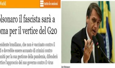 Jornal da Itália chama Bolsonaro de ‘fascista’ ao anunciar sua ida a Roma para a cúpula do G20′
