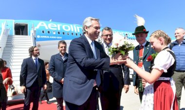 El presidente Alberto Fernández llegó a Alemania para participar de la cumbre del G7