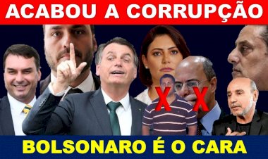 Onde está o governo sem corrupção de Bolsonaro? .