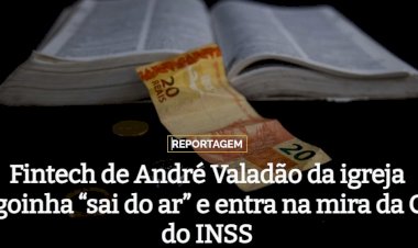 Fintech de André Valadão da igreja Lagoinha “sai do ar” e entra na mira da CPI do INSS