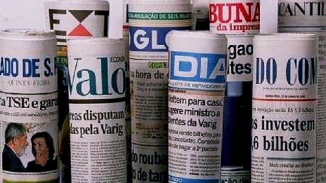 Manchetes de domingo. Resumo comentado maiores jornais do Brasil