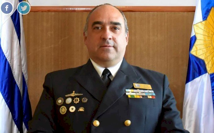 Comandante da Marinha será preso por indisciplina, no Uruguai