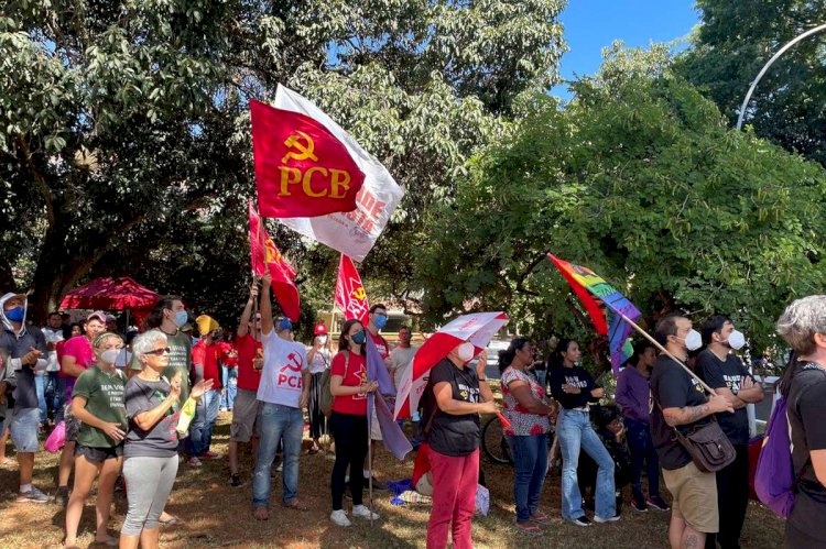 Manifestação contra Bolsonaro em Brasília destaca inflação e desemprego