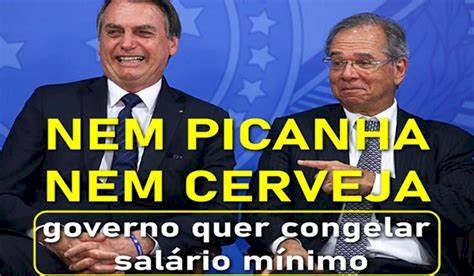 Guedes revela plano econômico de Bolsonaro: congelar salário mínimo e aposentadorias
