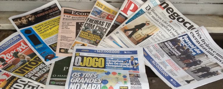 Manchetes dos jornais de domingo 26-11-2023