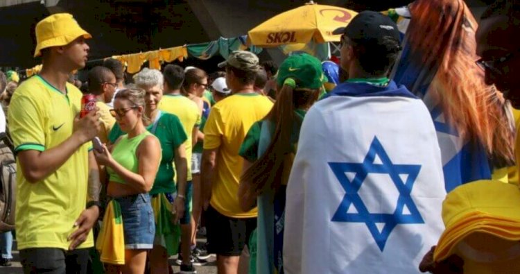 BANDEIRAS DE ISRAEL EM ATO BOLSONARISTA PREOCUPAM ENTIDADES JUDAICAS