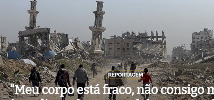 “Meu corpo está fraco, não consigo mais”: jornalistas da AFP também passam fome em Gaza
