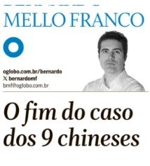 FIM DO CASO DOS 9 CHINESES