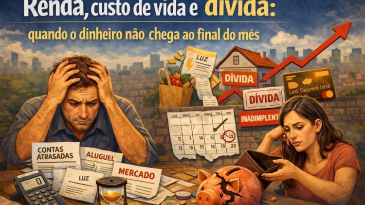 Renda, custo de vida e dívida: quando o dinheiro não chega ao final do mês, por Benedito Tadeu César